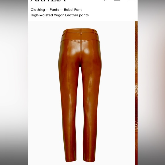 Wilfred Rebel pant size 0 new without tags. cognac colour - Picture 2 of 4